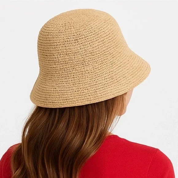 THE CALA COVE RAFFIA BUCKET HAT - Picture 6 of 12